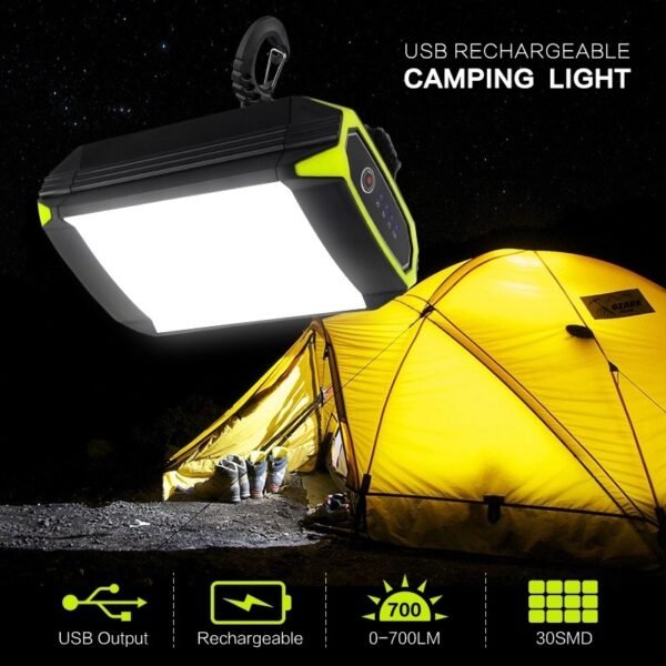 Dimming Rechargeable Camping Light Portable Tent Light Camping Light Power Bank